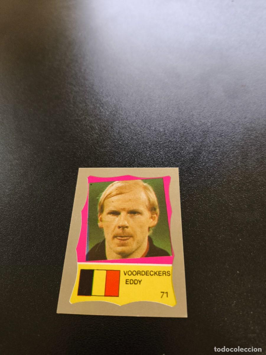Cartes &agrave; collectionner de Football: 71 EDDY VOORDECKERS BELGICA BELGIUM REYAUCA MUNDIAL MEXICO 1986 WORLD CUP NO ESTE PANINI
