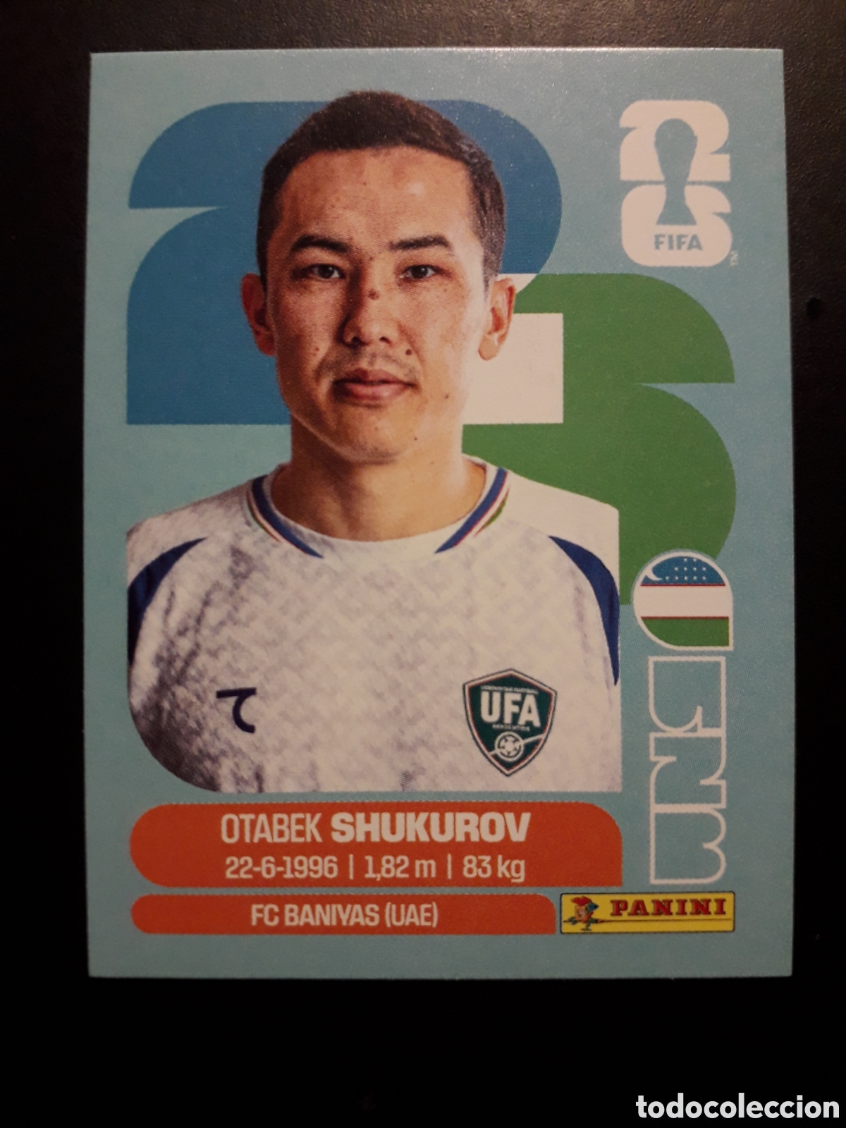 Cartes &agrave; collectionner de Football: SHUKUROV UZBEKISTAN UZB 11 MUNDIAL F&Uacute;TBOL 2026 FIFA WORLD CUP PANINI SIN PEGAR PEDIDO M&Iacute;NIMO 3&euro;