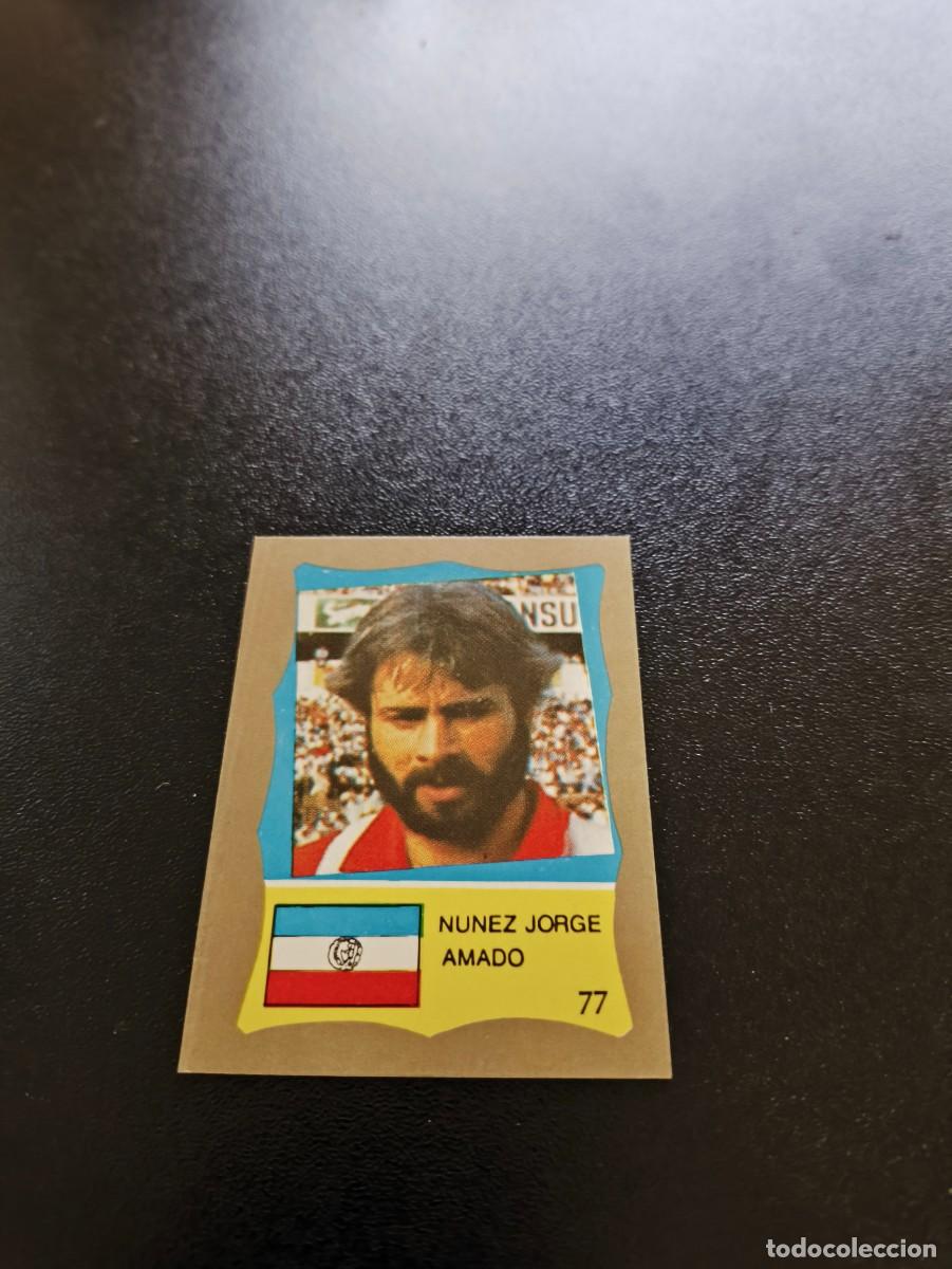 Cromos de F&uacute;tbol: 77 JORGE AMADO NUNEZ PARAGUAY REYAUCA MUNDIAL MEXICO 1986 WORLD CUP NO ESTE PANINI