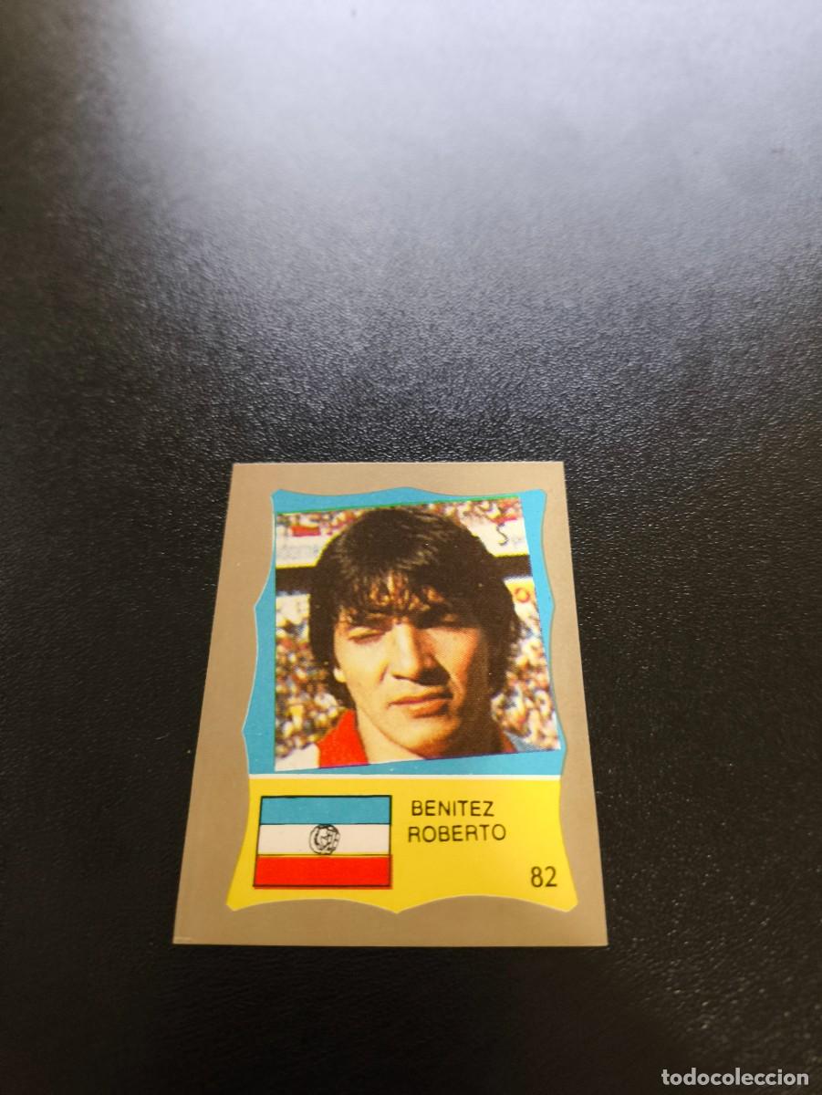 Cromos de F&uacute;tbol: 82 ROBERTO BENITEZ RACING SANTANDER PARAGUAY REYAUCA MUNDIAL MEXICO 1986 WORLD CUP NO ESTE PANINI