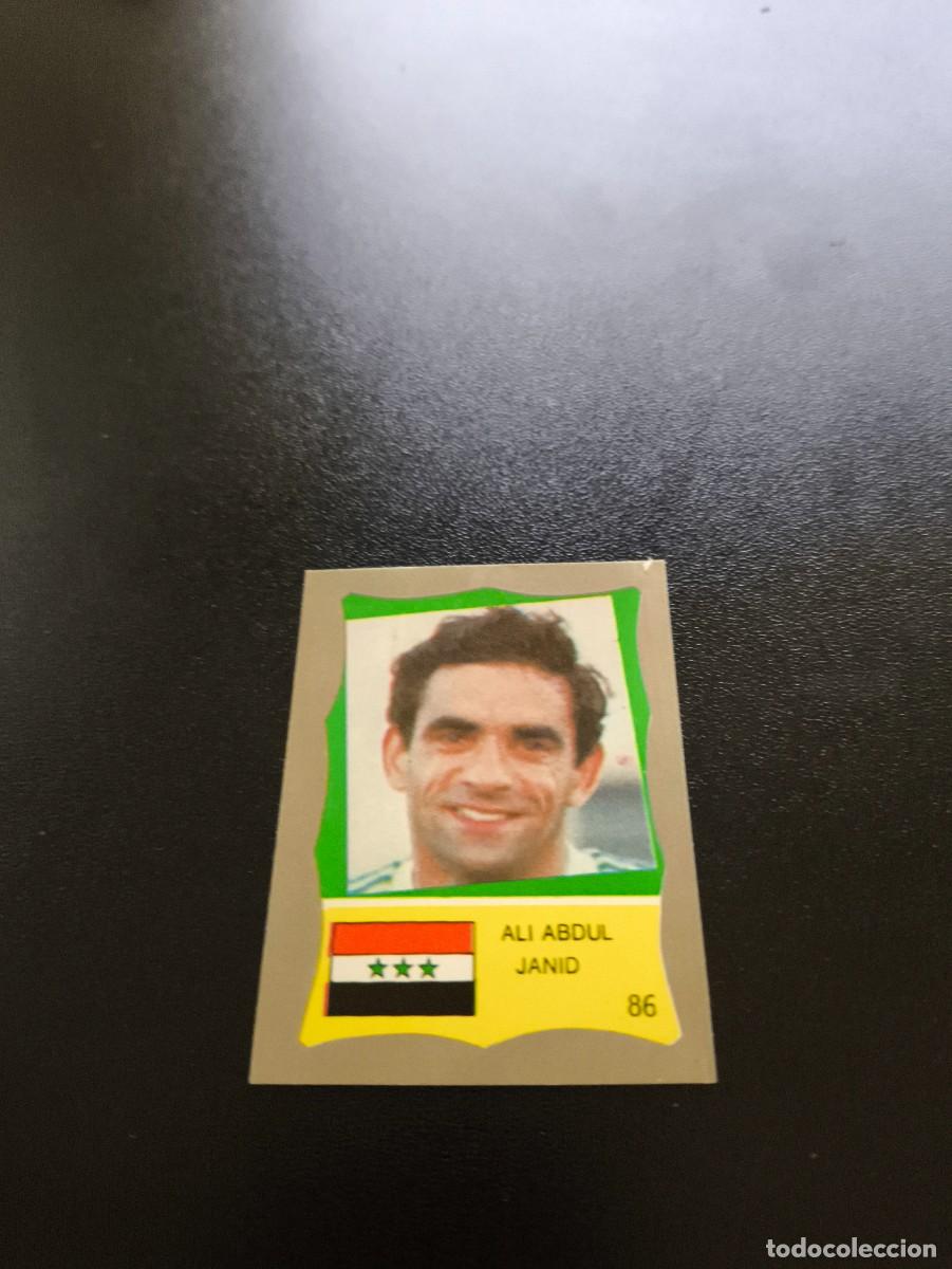 Cromos de F&uacute;tbol: 86 Ali Abdul Janid IRAK REYAUCA MUNDIAL MEXICO 1986 WORLD CUP NO ESTE PANINI