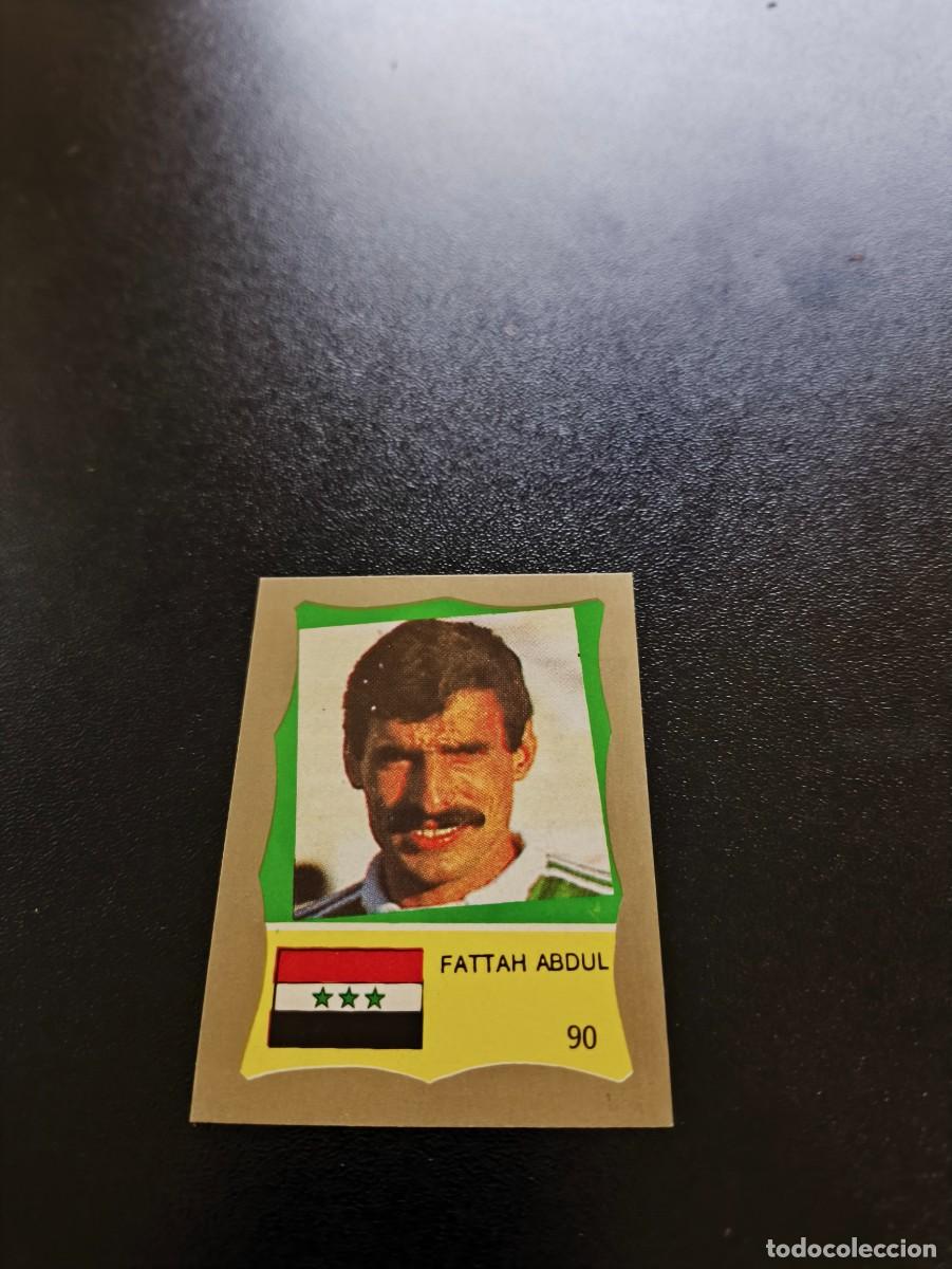 Cromos de F&uacute;tbol: 90 Fattah Abdul IRAK REYAUCA MUNDIAL MEXICO 1986 WORLD CUP NO ESTE PANINI