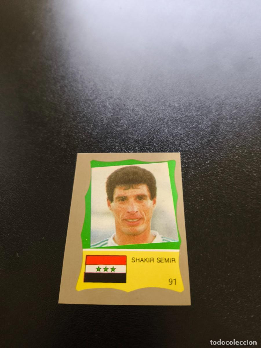 Cromos de F&uacute;tbol: 91 Shakir Semir IRAK REYAUCA MUNDIAL MEXICO 1986 WORLD CUP NO ESTE PANINI