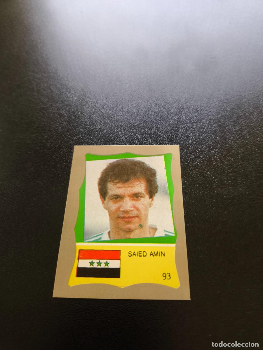 Cromos de F&uacute;tbol: 93 Saied Amin IRAK REYAUCA MUNDIAL MEXICO 1986 WORLD CUP NO ESTE PANINI