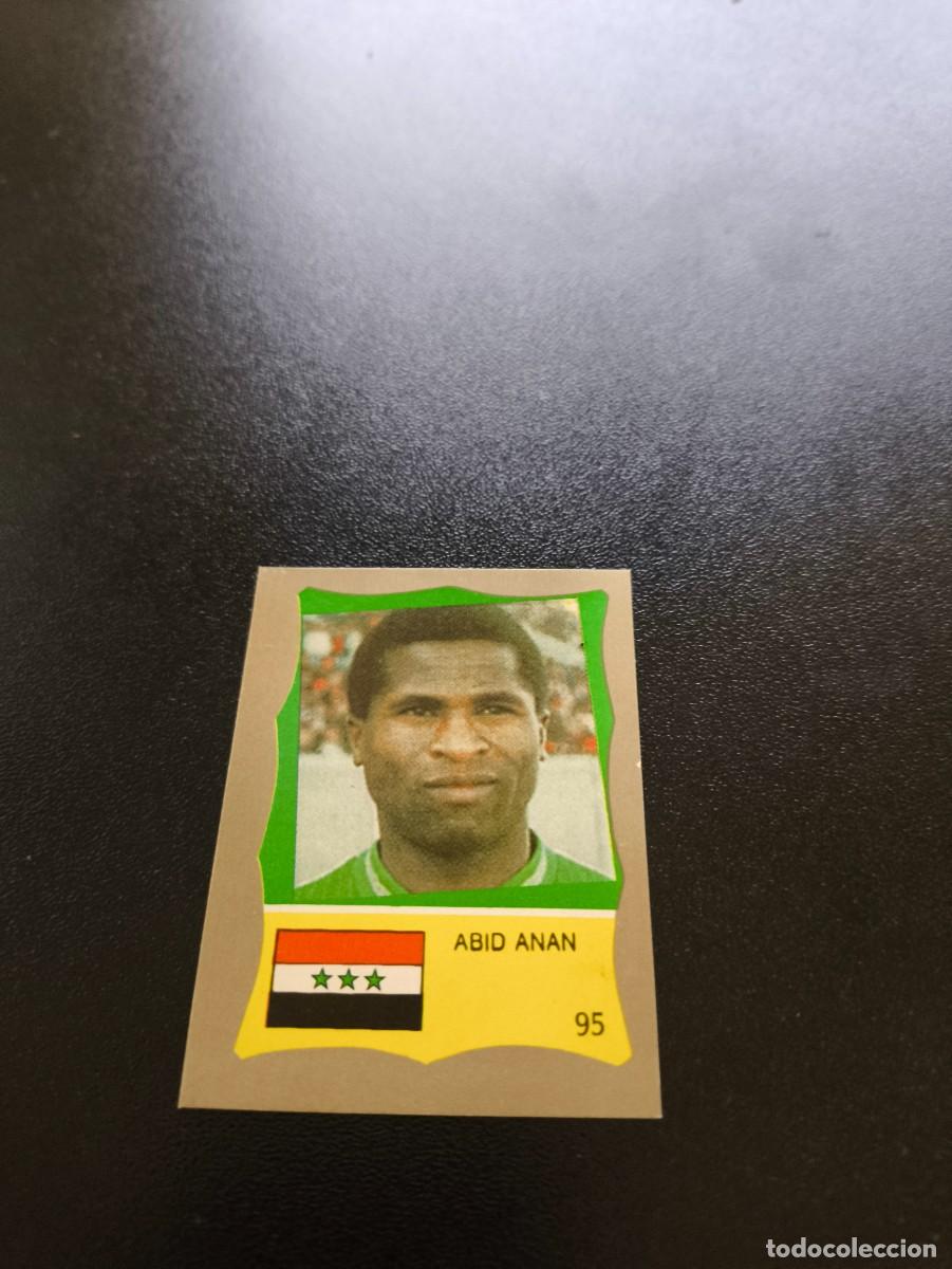 Cromos de F&uacute;tbol: 95 Abid Anan IRAK REYAUCA MUNDIAL MEXICO 1986 WORLD CUP NO ESTE PANINI