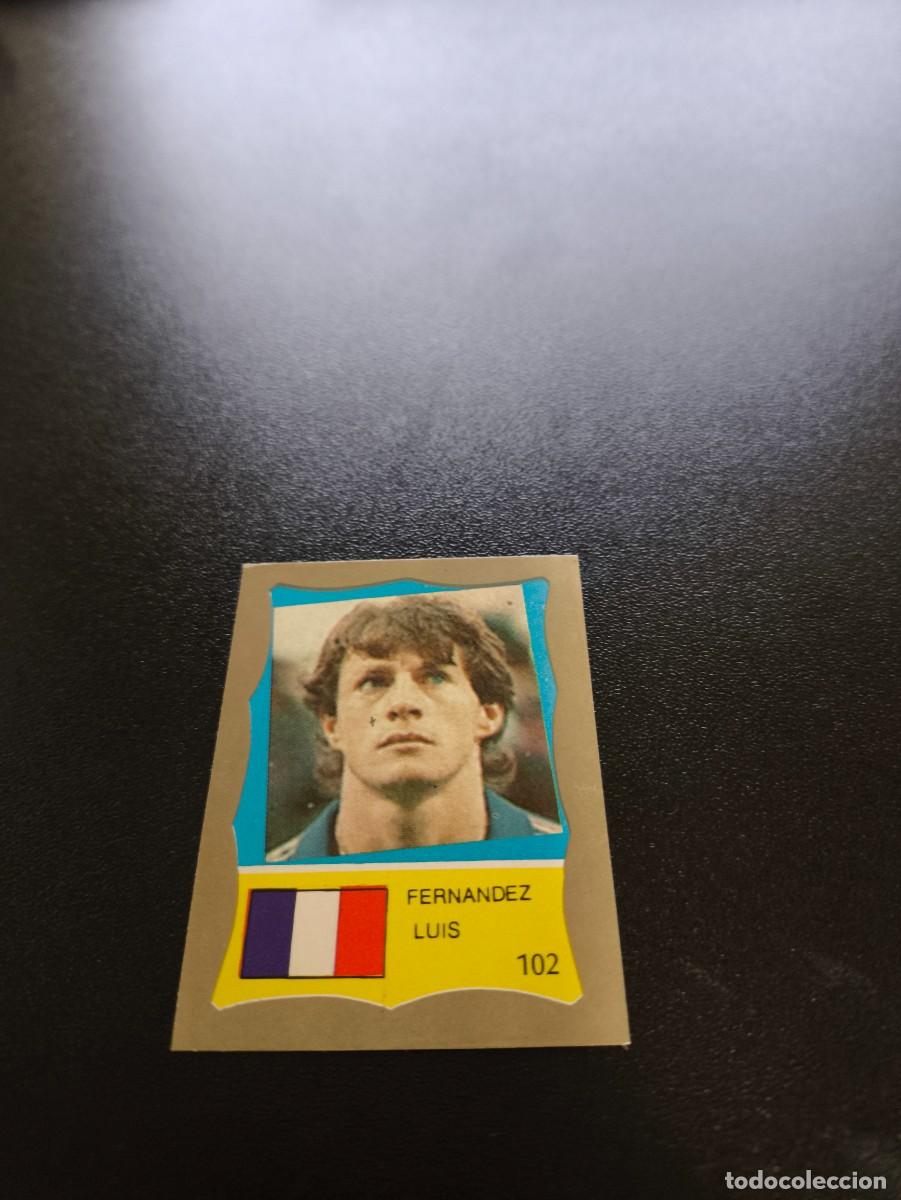 Cromos de F&uacute;tbol: 102 LUIS FERNANDEZ FRANCE FRANCIA REYAUCA MUNDIAL MEXICO 1986 WORLD CUP NO ESTE PANINI