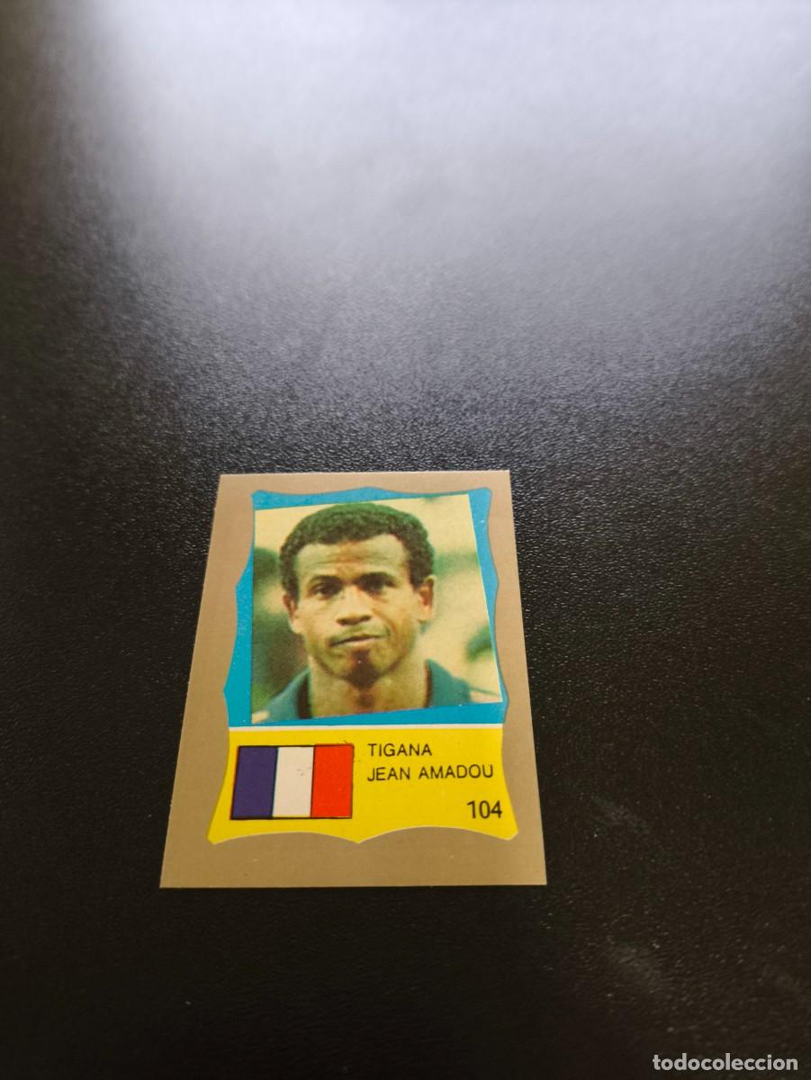 Cromos de F&uacute;tbol: 104 JEAN AMADOU TIGANA FRANCE FRANCIA REYAUCA MUNDIAL MEXICO 1986 WORLD CUP NO ESTE PANINI