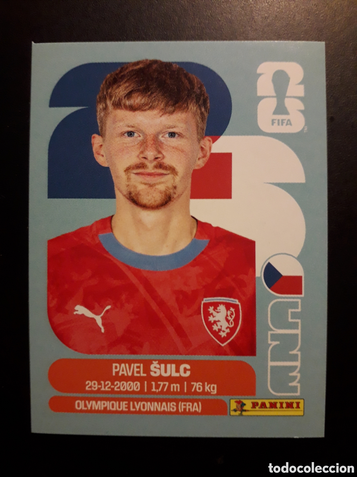 Cromos de F&uacute;tbol: &Scaron;ULC REP CHECA/CHEQUIA CZE 14 MUNDIAL F&Uacute;TBOL 2026 FIFA WORLD CUP PANINI SIN PEGAR PEDIDO M&Iacute;NIMO 3&euro;.