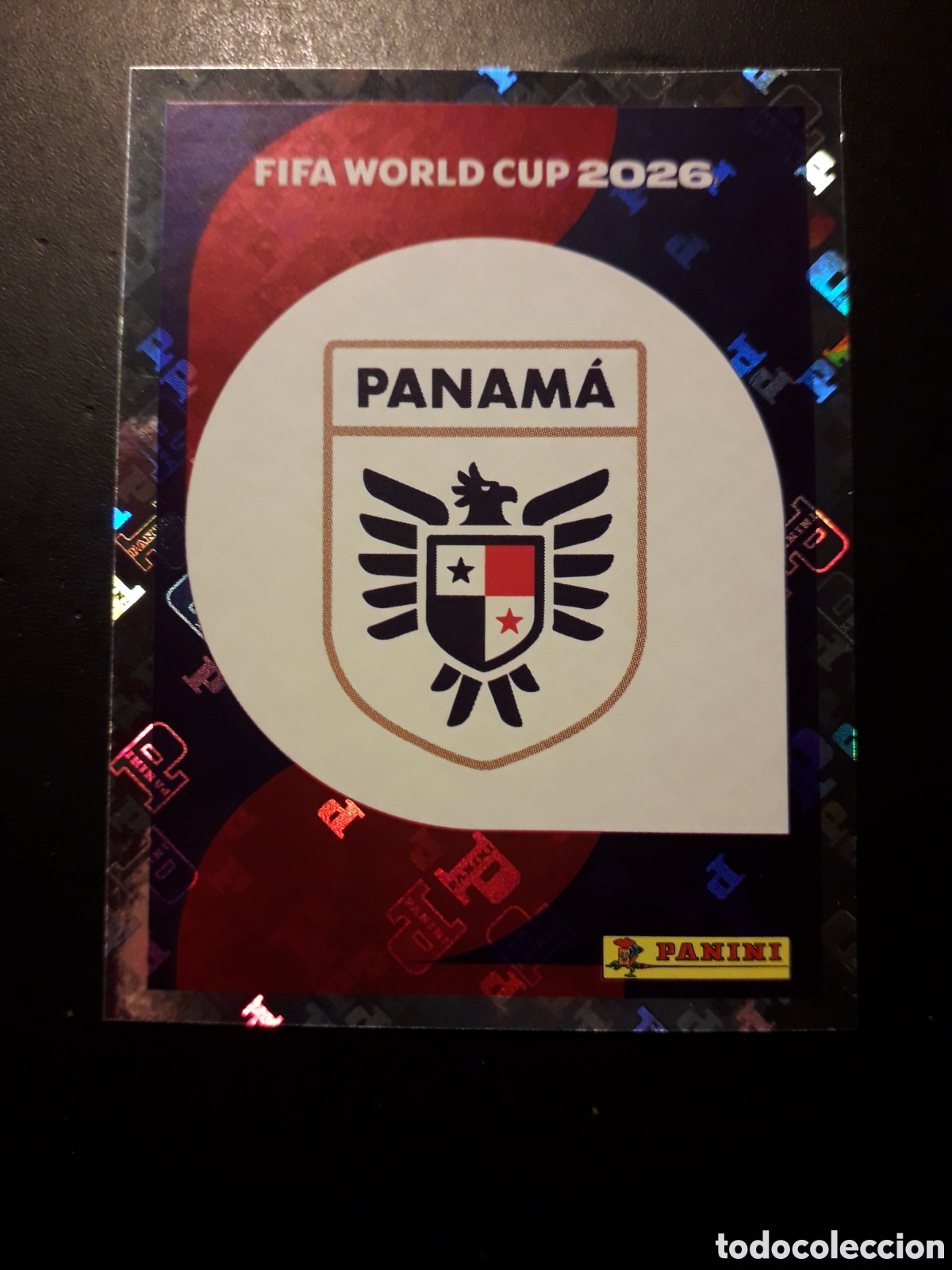 Cromos de F&uacute;tbol: ESCUDO PANAM&Aacute; PAN 1 MUNDIAL F&Uacute;TBOL 2026 FIFA WORLD CUP PANINI SIN PEGAR PEDIDO M&Iacute;NIMO 3&euro;