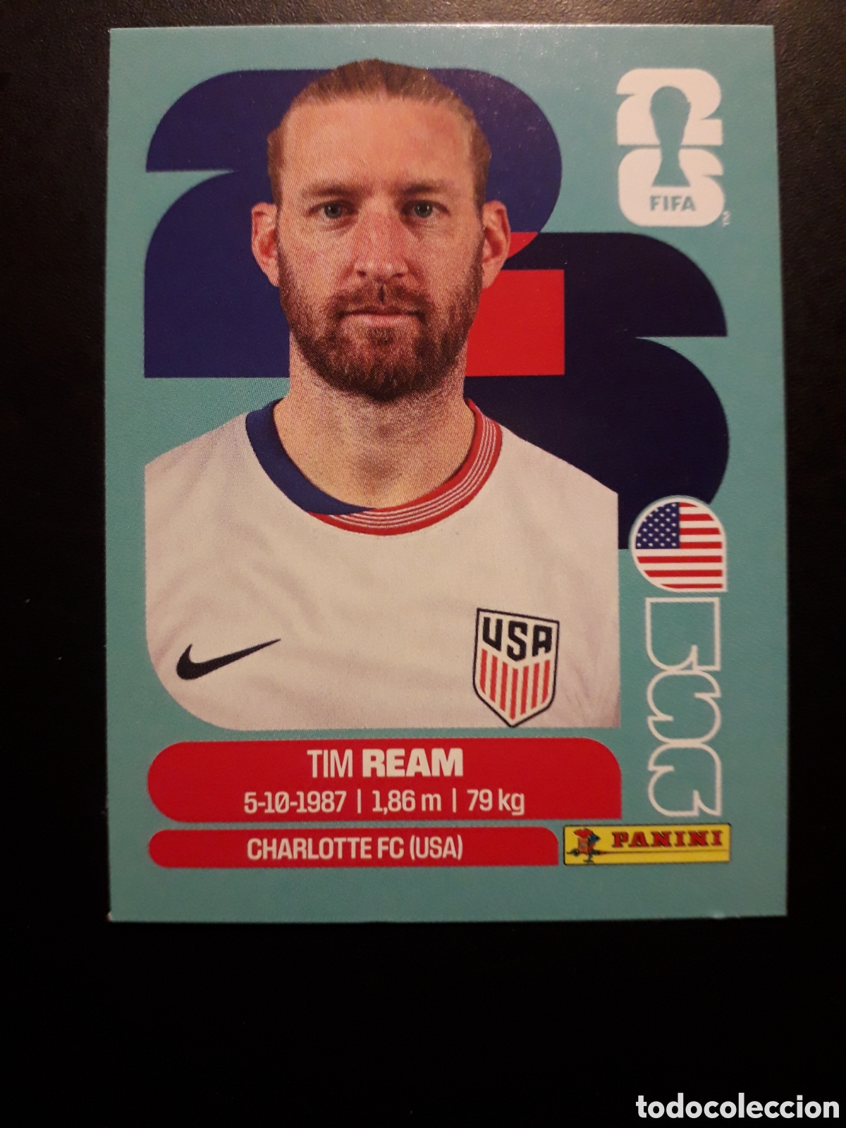 Cromos de F&uacute;tbol: REAM ESTADOS UNIDOS USA 4 MUNDIAL F&Uacute;TBOL 2026 FIFA WORLD CUP PANINI SIN PEGAR PEDIDO M&Iacute;NIMO 3&euro;