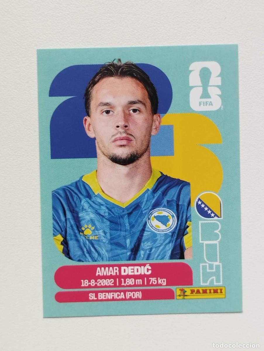 Cromos de F&uacute;tbol: CROMO STICKER WORLD CUP 2026 MUNDIAL 26 PANINI BOSNIA BIH3 BIH 3 AMAR DEDIC