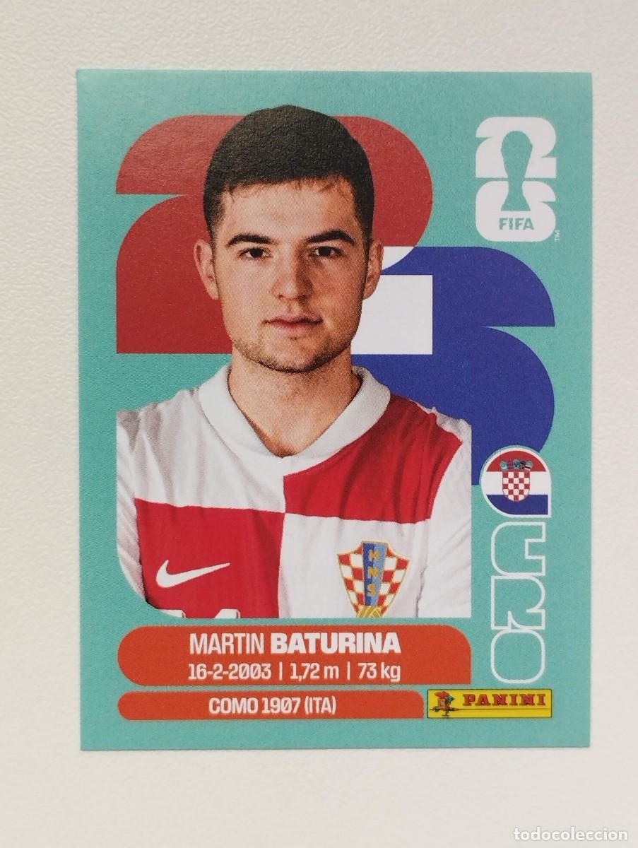 Cromos de F&uacute;tbol: CROMO STICKER WORLD CUP 2026 MUNDIAL 26 PANINI CROACIA CRO11 CRO 11 BATURINA
