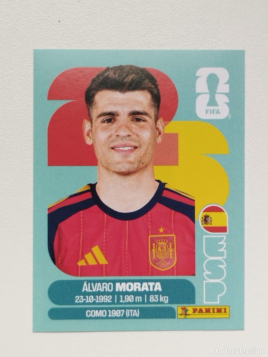 Cromos de F&uacute;tbol: CROMO STICKER WORLD CUP 2026 MUNDIAL 26 PANINI ESPA&Ntilde;A ESP19 ESP 19 ALVARO MORATA