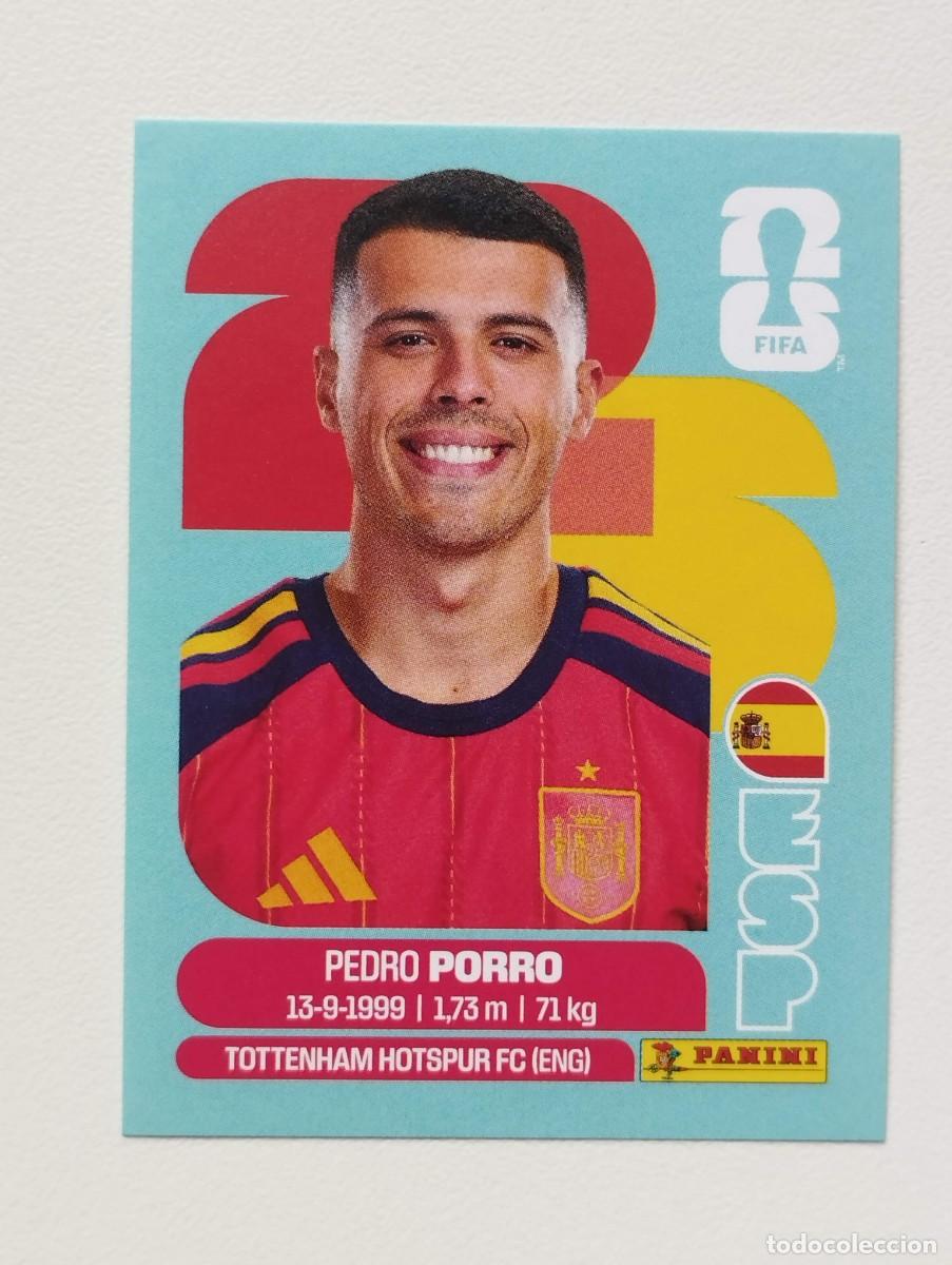 Cromos de F&uacute;tbol: CROMO STICKER WORLD CUP 2026 MUNDIAL 26 PANINI ESPA&Ntilde;A ESP6 ESP 6 PEDRO PORRO