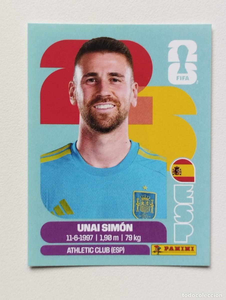 Cromos de F&uacute;tbol: CROMO STICKER WORLD CUP 2026 MUNDIAL 26 PANINI ESPA&Ntilde;A ESP2 ESP 2 UNAI SIMON