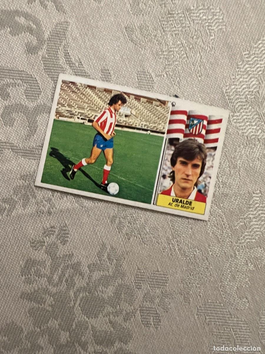 Cromos de F&uacute;tbol: URALDE ATLETICO MADRID FICHAJE 30 LIGA ESTE 1986/87 86 87 ED ESTE 86 87