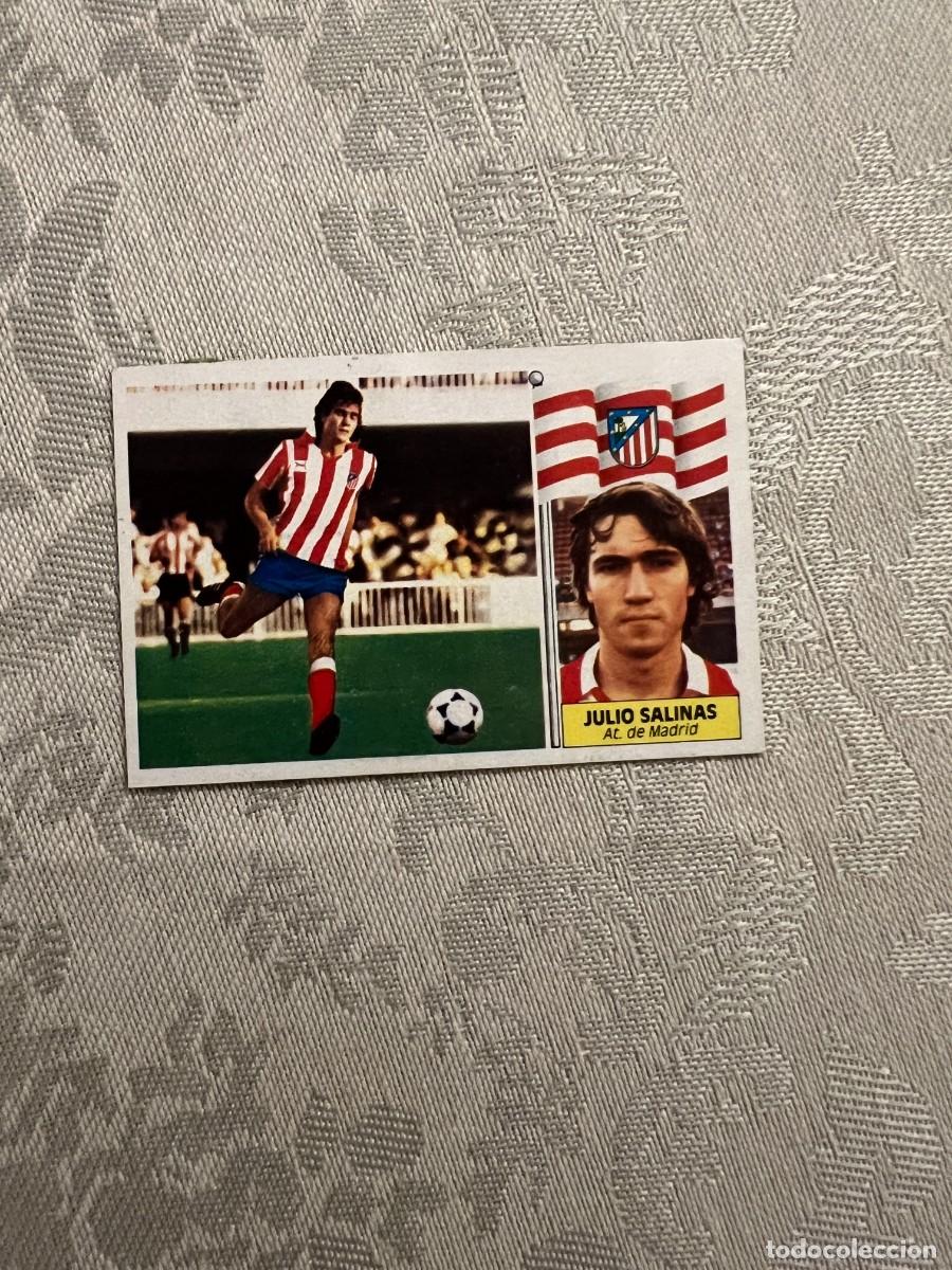Cromos de F&uacute;tbol: JULIO SALINAS ATLETICO MADRID FICHAJE 25 VERSION II LIGA ESTE 1986/87 86 87 ED ESTE 86 87