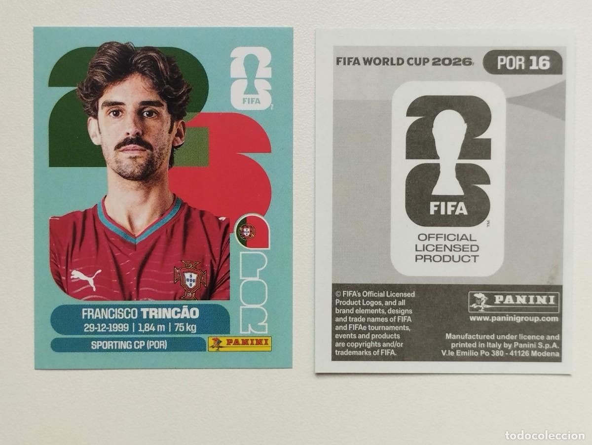 Cromos de F&uacute;tbol: CROMO STICKER WORLD CUP 2026 MUNDIAL 26 PANINI PORTUGAL POR16 POR 16 TRINCAO