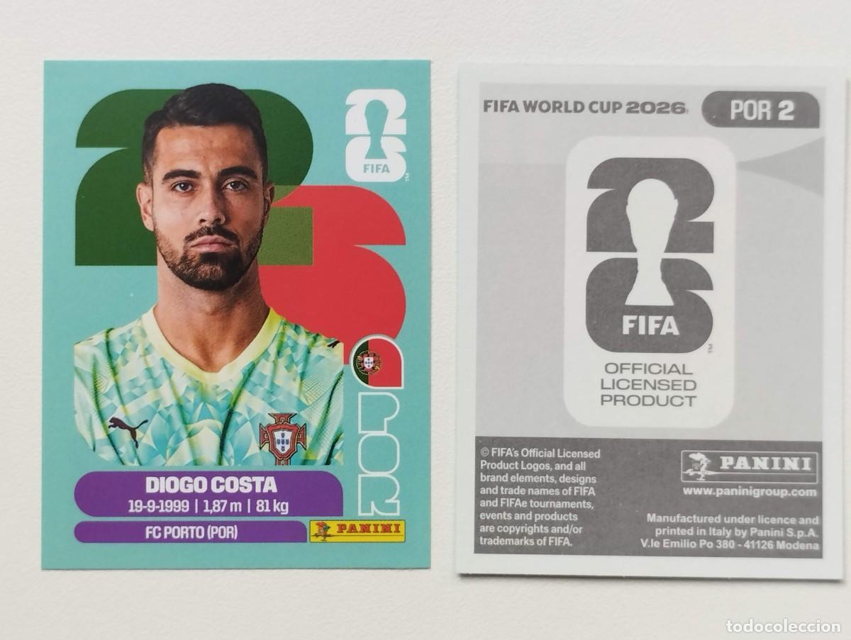 Fu&szlig;ball-Sticker: CROMO STICKER WORLD CUP 2026 MUNDIAL 26 PANINI PORTUGAL POR2 POR 2 DIOGO COSTA