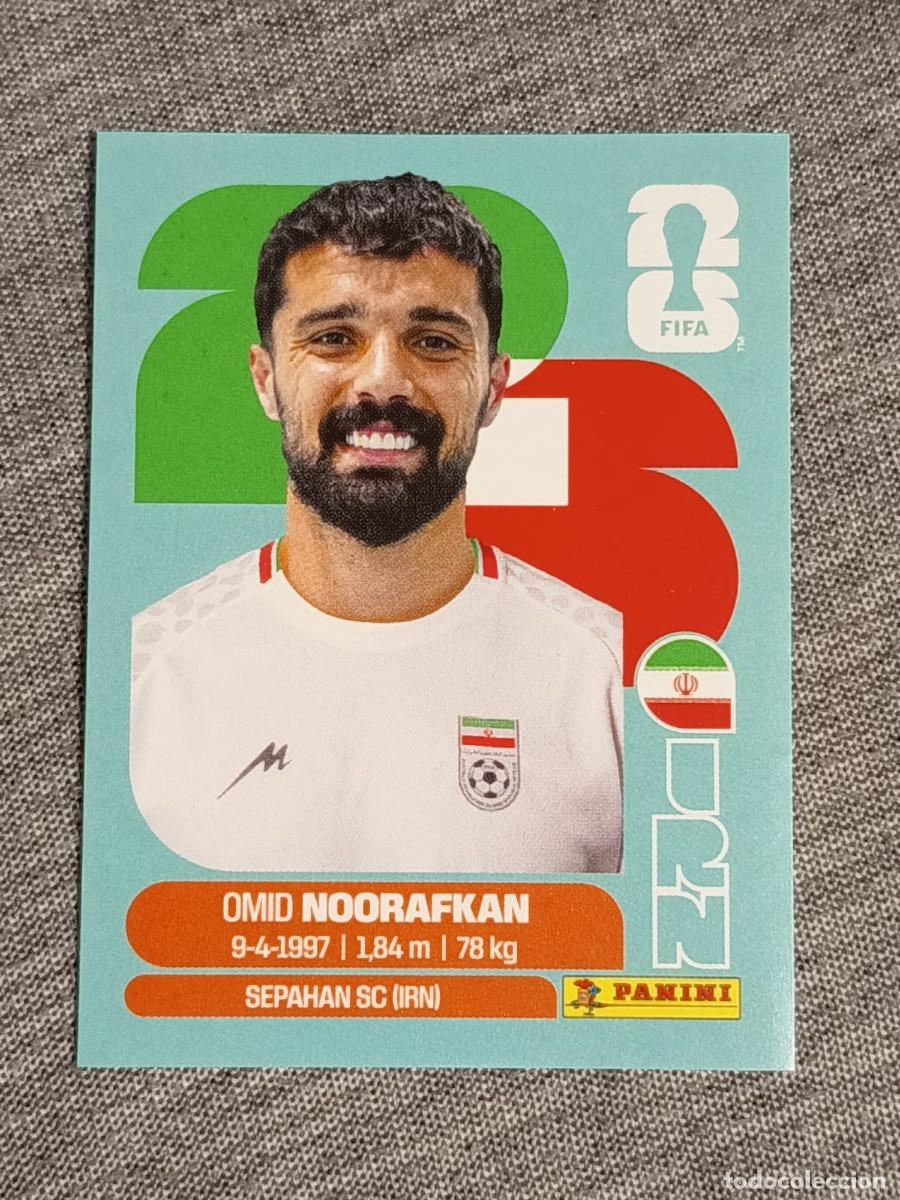 Cromos de F&uacute;tbol: NOORAFKAN IRN 14 STICKER MUNDIAL 2026 PANINI FIFA WORLD CUP NUEVO