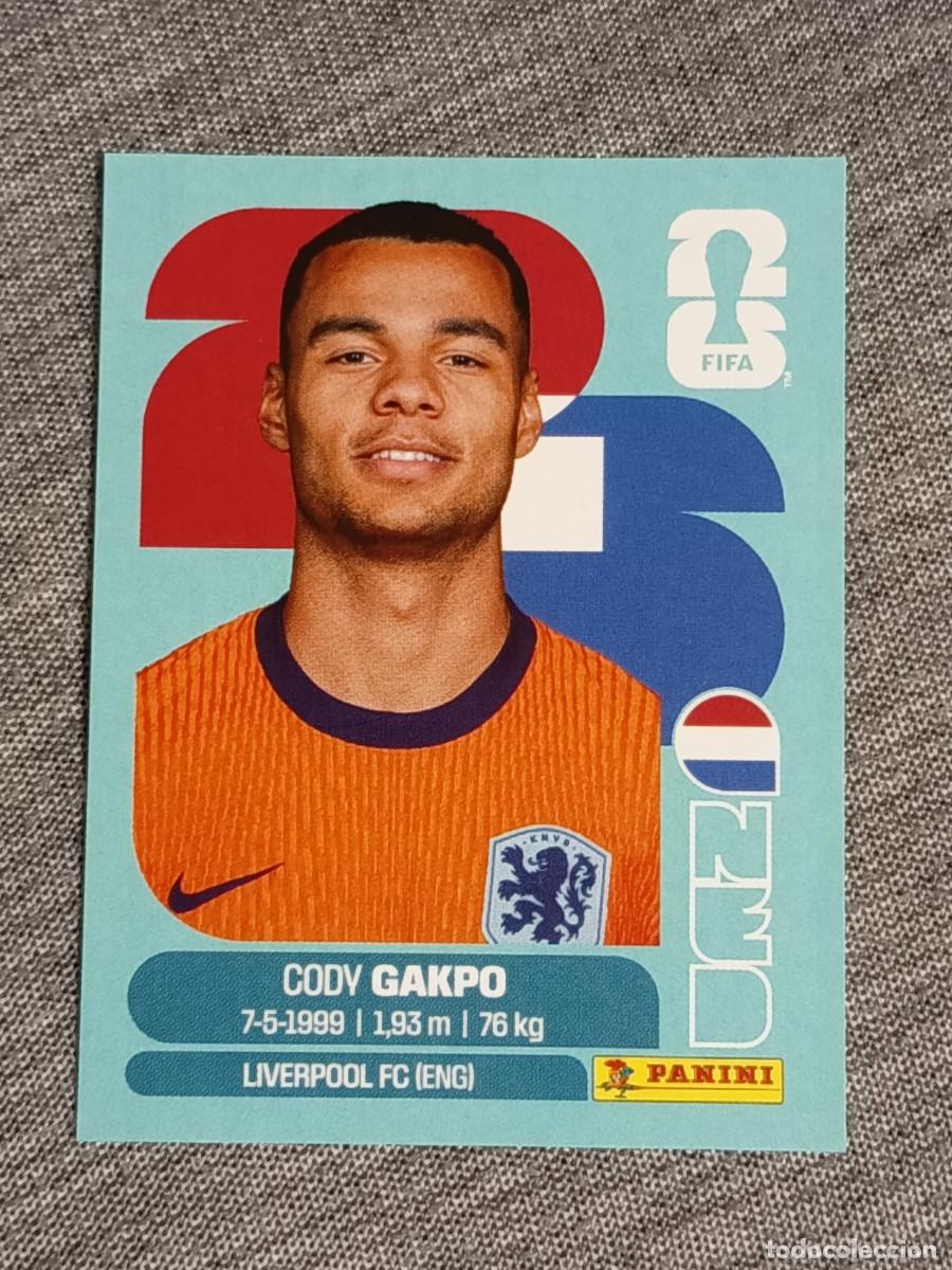 Cromos de F&uacute;tbol: GAKPO NED 20 STICKER MUNDIAL 2026 PANINI FIFA WORLD CUP NUEVO
