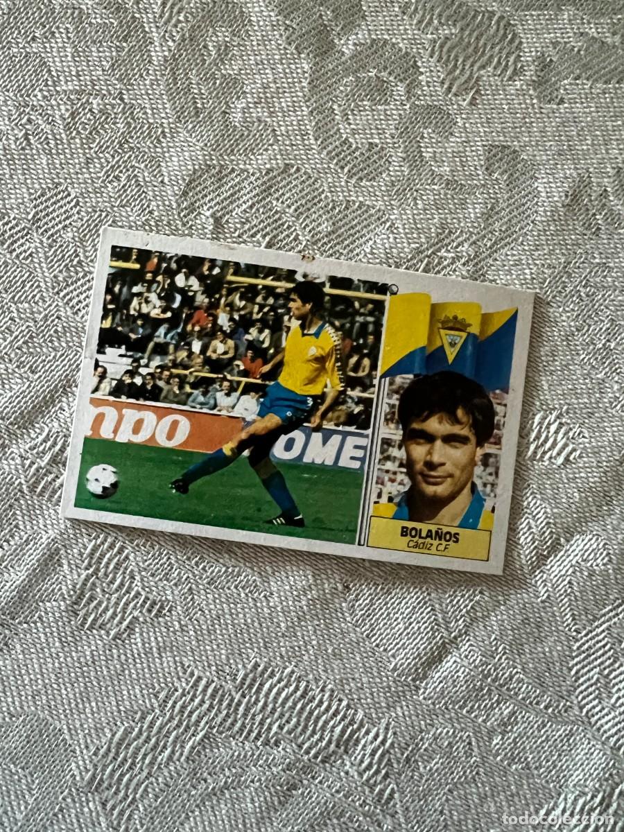 Cromos de F&uacute;tbol: BOLA&Ntilde;OS CADIZ BAJA EDICIONES ESTE 1986 1987