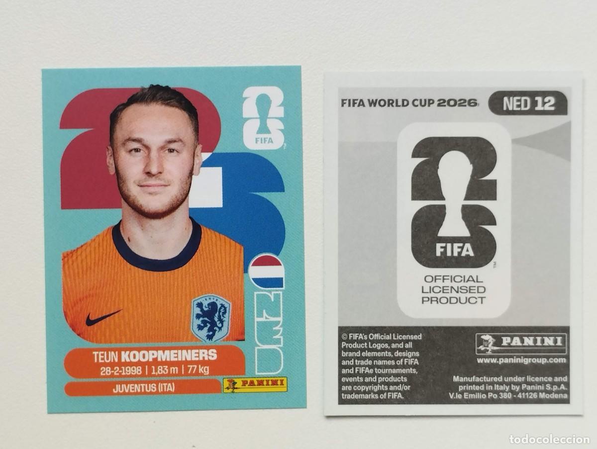 Cromos de F&uacute;tbol: CROMO STICKER WORLD CUP 2026 MUNDIAL 26 PANINI HOLANDA PAISES BAJOS NED12 NED 12 KOOPMEINERS
