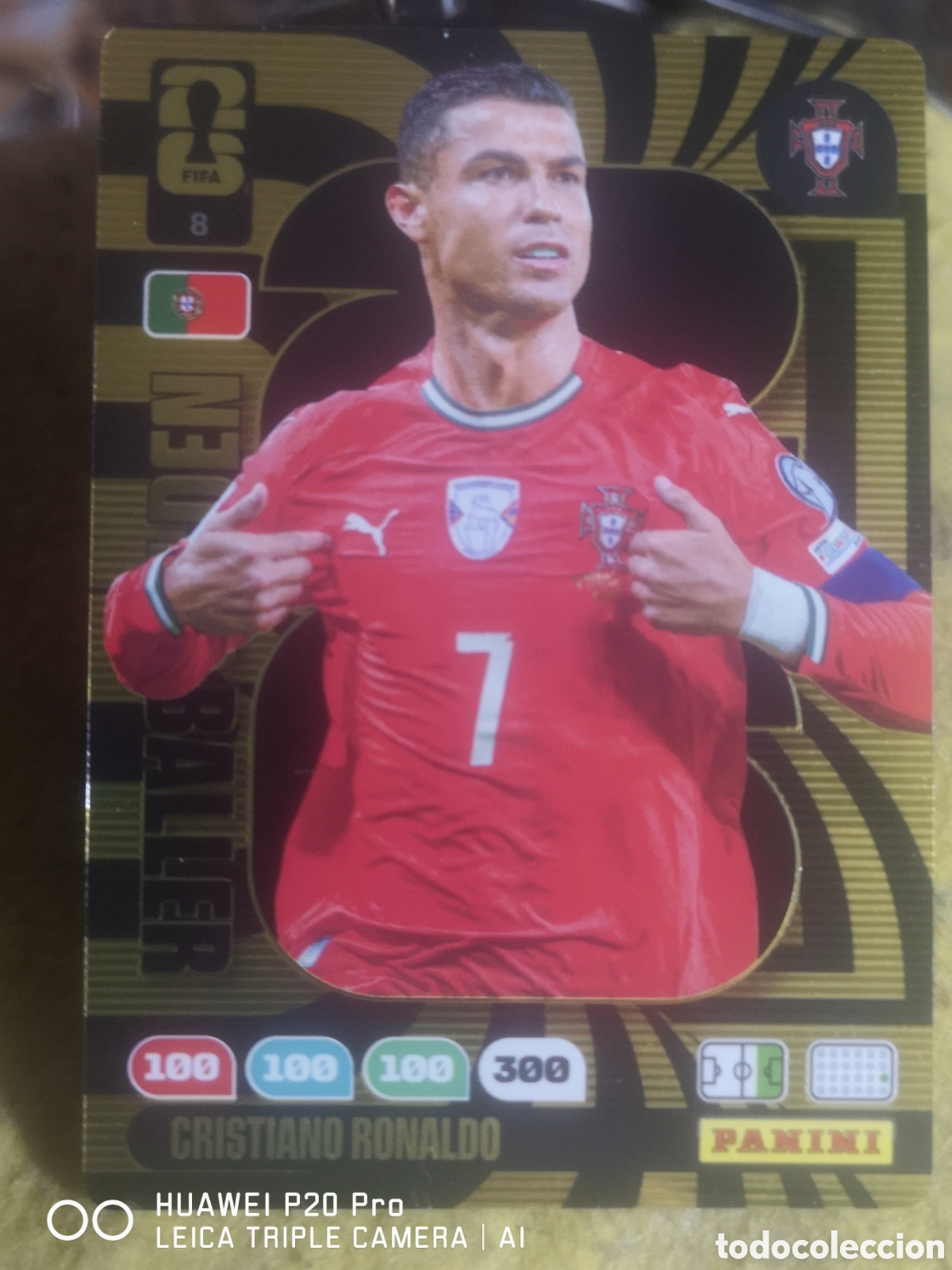 Cromos de F&uacute;tbol: CRISTIANO RONALDO ADRENALYN FIFA WORLD CUP 2026 GOLDEN BALLER - PORTUGAL 8