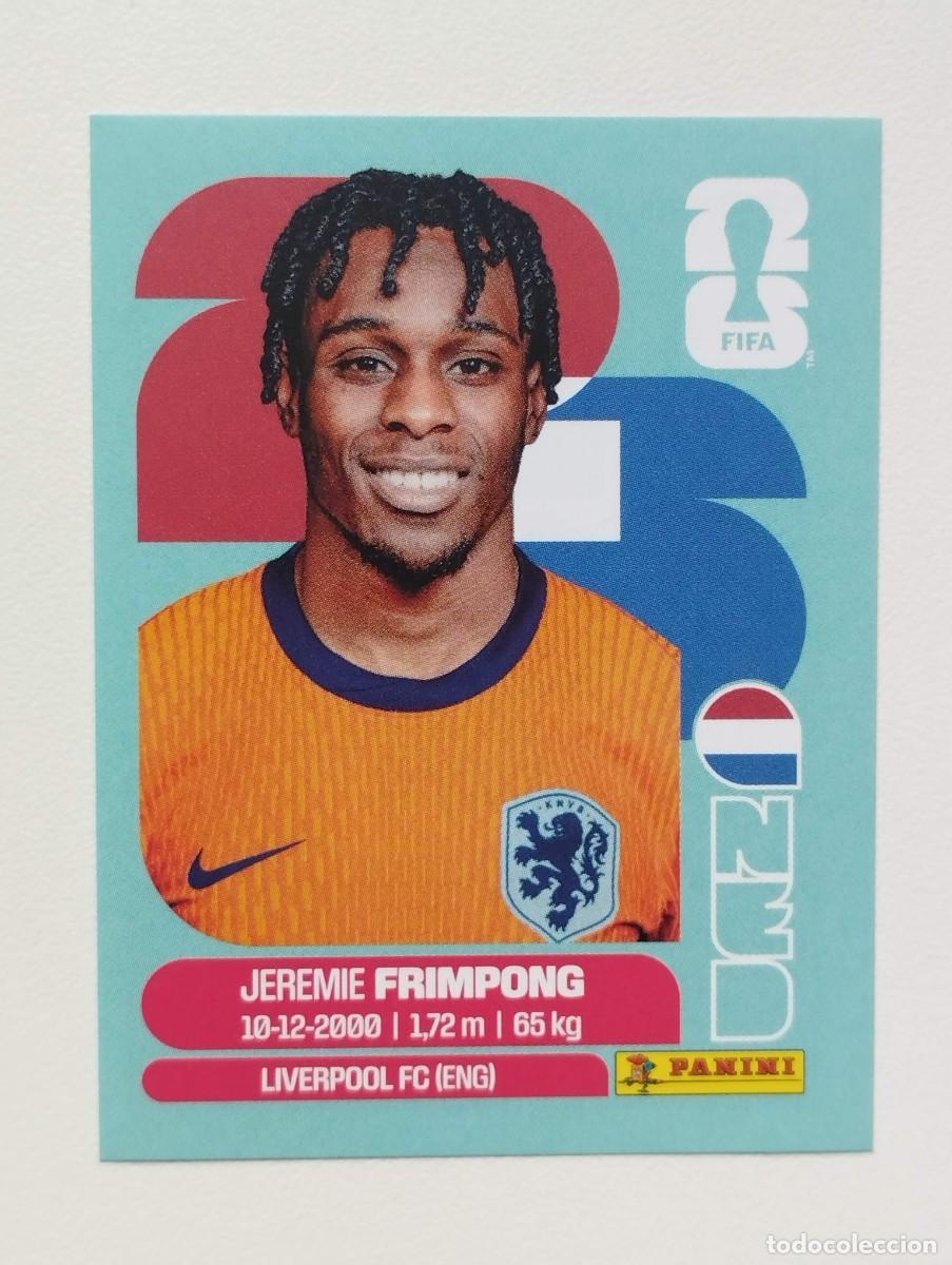 Cromos de F&uacute;tbol: CROMO STICKER WORLD CUP 2026 MUNDIAL 26 PANINI HOLANDA PAISES BAJOS NED8 NED 8 JEREMIE FRIMPONG