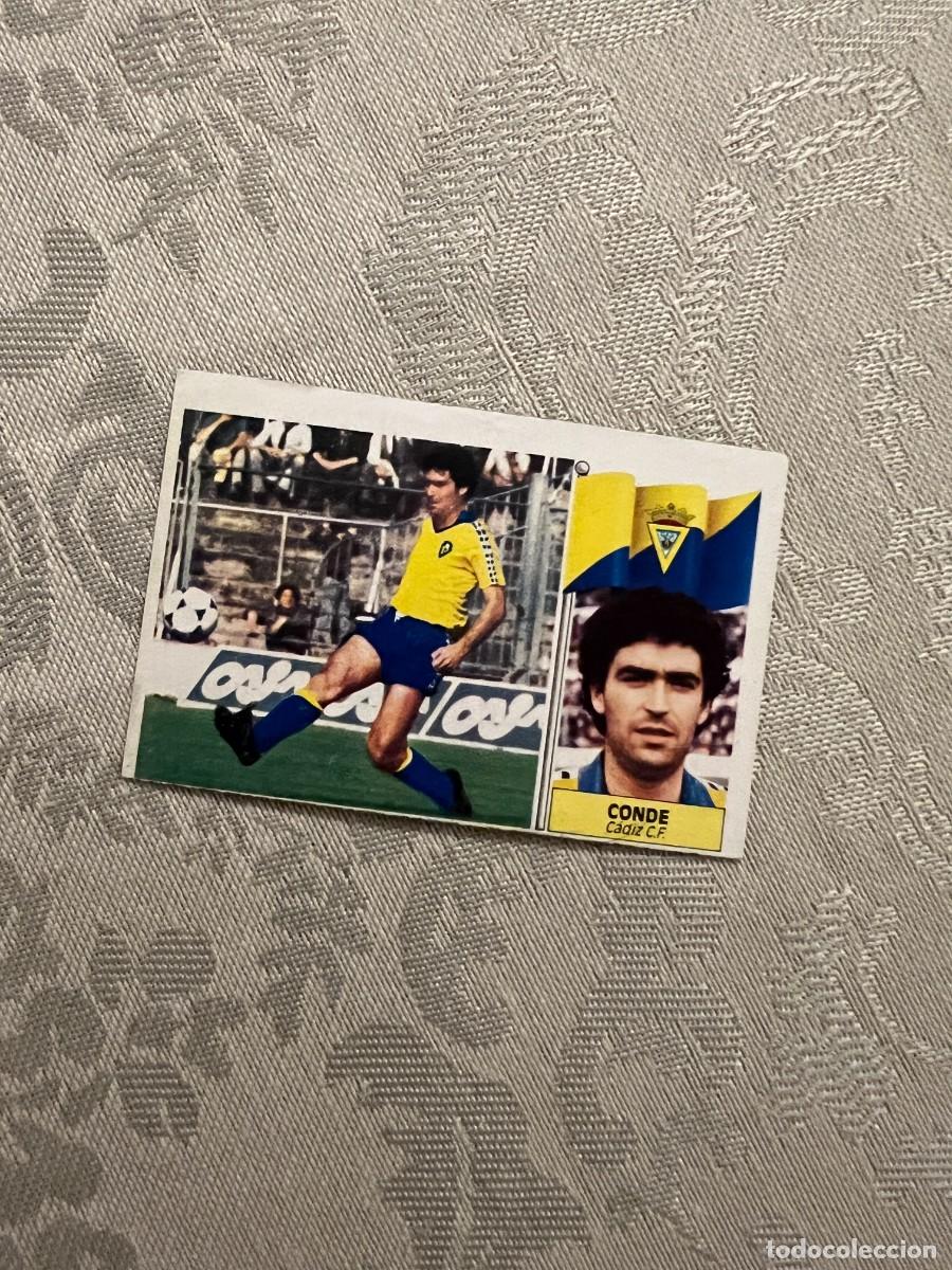 Cromos de F&uacute;tbol: CONDE CADIZ FICHAJE 37 EDICIONES ESTE 1986 1987 CROMO LIGA FUTBOL 86 87