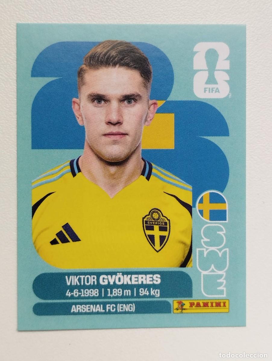 Cromos de F&uacute;tbol: CROMO STICKER WORLD CUP 2026 MUNDIAL 26 PANINI SUECIA SWE20 SWE 20 GYOKERES