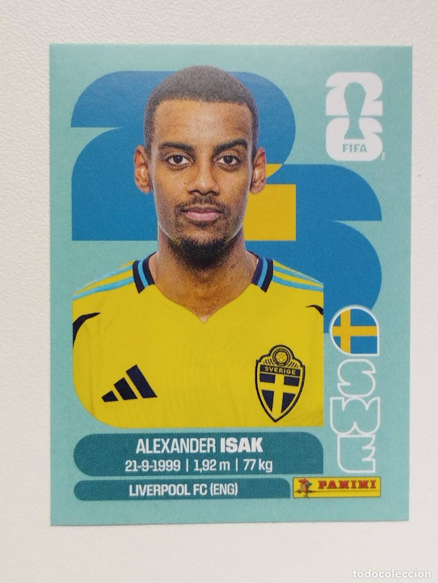 Cromos de F&uacute;tbol: CROMO STICKER WORLD CUP 2026 MUNDIAL 26 PANINI SUECIA SWE19 SWE 19 ALEXANDER ISAK