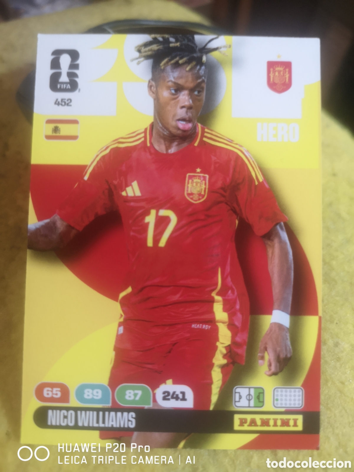 Cromos de F&uacute;tbol: ADRENALYN XL FIFA WORLD CUP 2026 NICO WILLIAMS HERO - ESPA&Ntilde;A 452