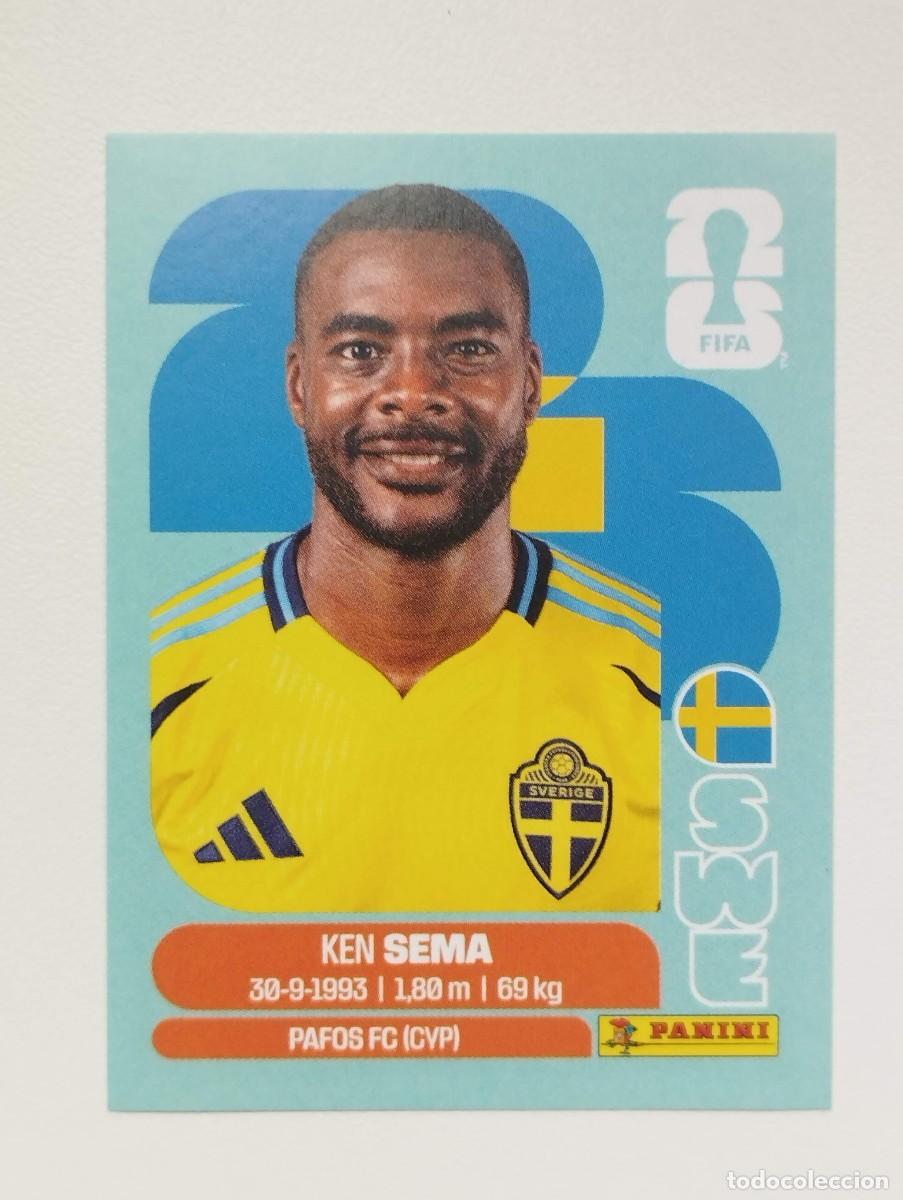 Cromos de F&uacute;tbol: CROMO STICKER WORLD CUP 2026 MUNDIAL 26 PANINI SUECIA SWE15 SWE 15 KEN SEMA