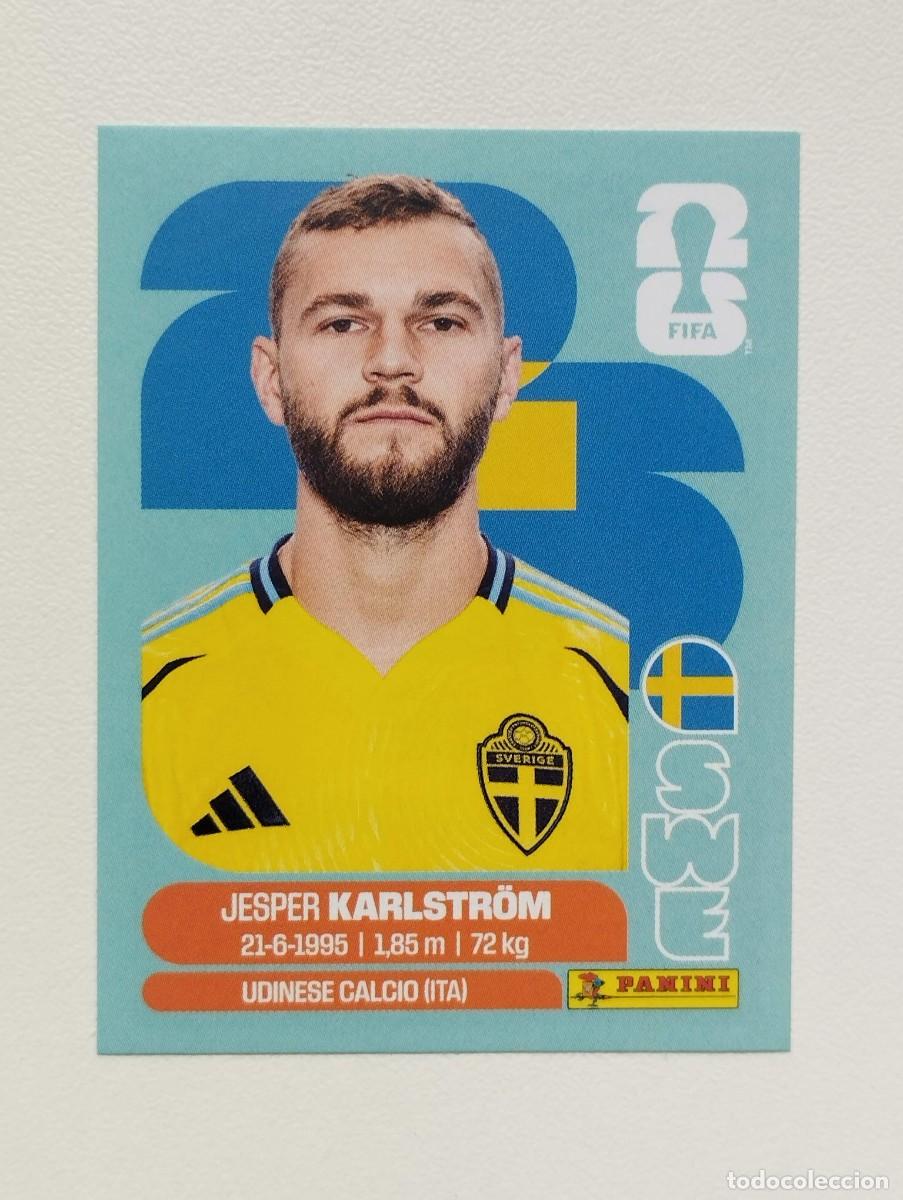Cromos de F&uacute;tbol: CROMO STICKER WORLD CUP 2026 MUNDIAL 26 PANINI SUECIA SWE10 SWE 10 KARLSTROM