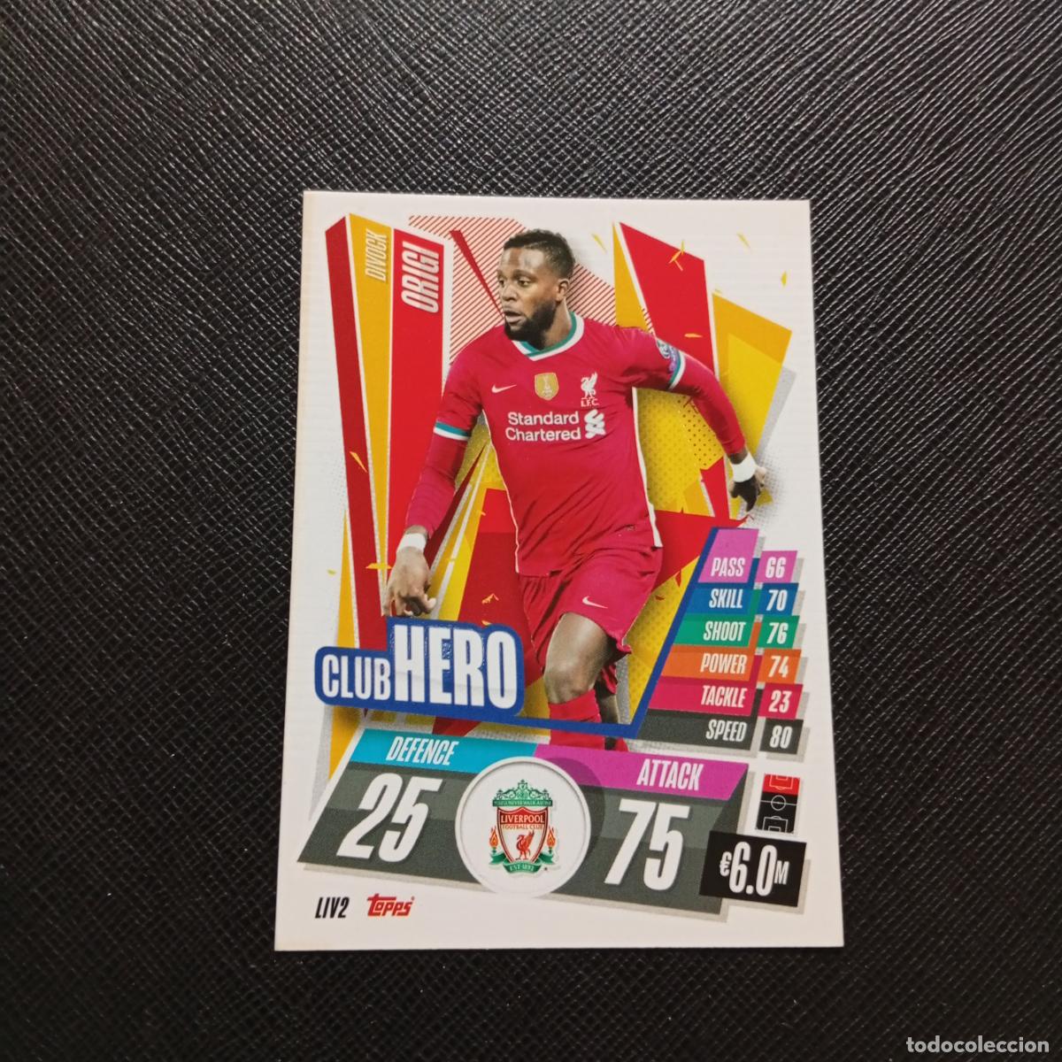 Cromos de F&uacute;tbol: ORIGI LIVERPOOL TOPPS MATCH ATTAX 2020 2021 CROMO 20 21 FUTBOL - (MD01/02-3) PG65