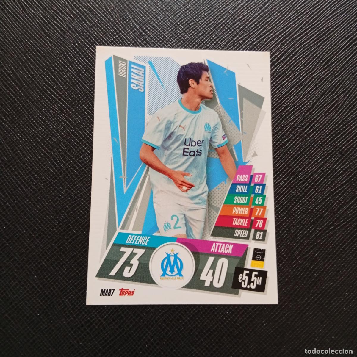 Cromos de F&uacute;tbol: SAKAI MARSELLA TOPPS MATCH ATTAX 2020 2021 CROMO 20 21 FUTBOL - (MD01/02-3) PG73