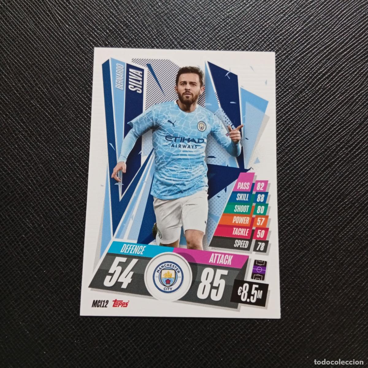 Cromos de F&uacute;tbol: SILVA MANCHESTER CITY TOPPS MATCH ATTAX 2020 2021 CROMO 20 21 FUTBOL - (MD01/02-3) PG78
