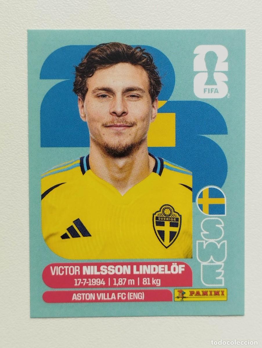 Cromos de F&uacute;tbol: CROMO STICKER WORLD CUP 2026 MUNDIAL 26 PANINI SUECIA SWE6 SWE 6 VICTOR NILSSON LINDELOF