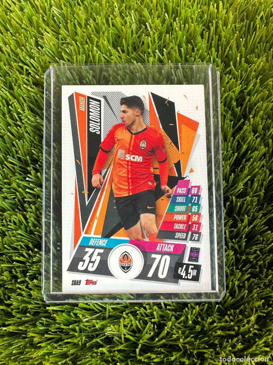Cartes &agrave; collectionner de Football: N&ordm; SHA9 Manor Solomon Shaktar Donetsk Match Attax 20 21