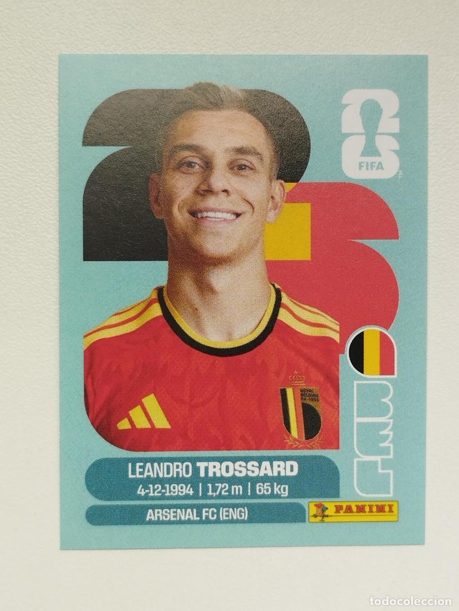 Cartes &agrave; collectionner de Football: CROMO STICKER WORLD CUP 2026 MUNDIAL 26 PANINI BELGICA BEL18 BEL 18 LEANDRO TROSSARD