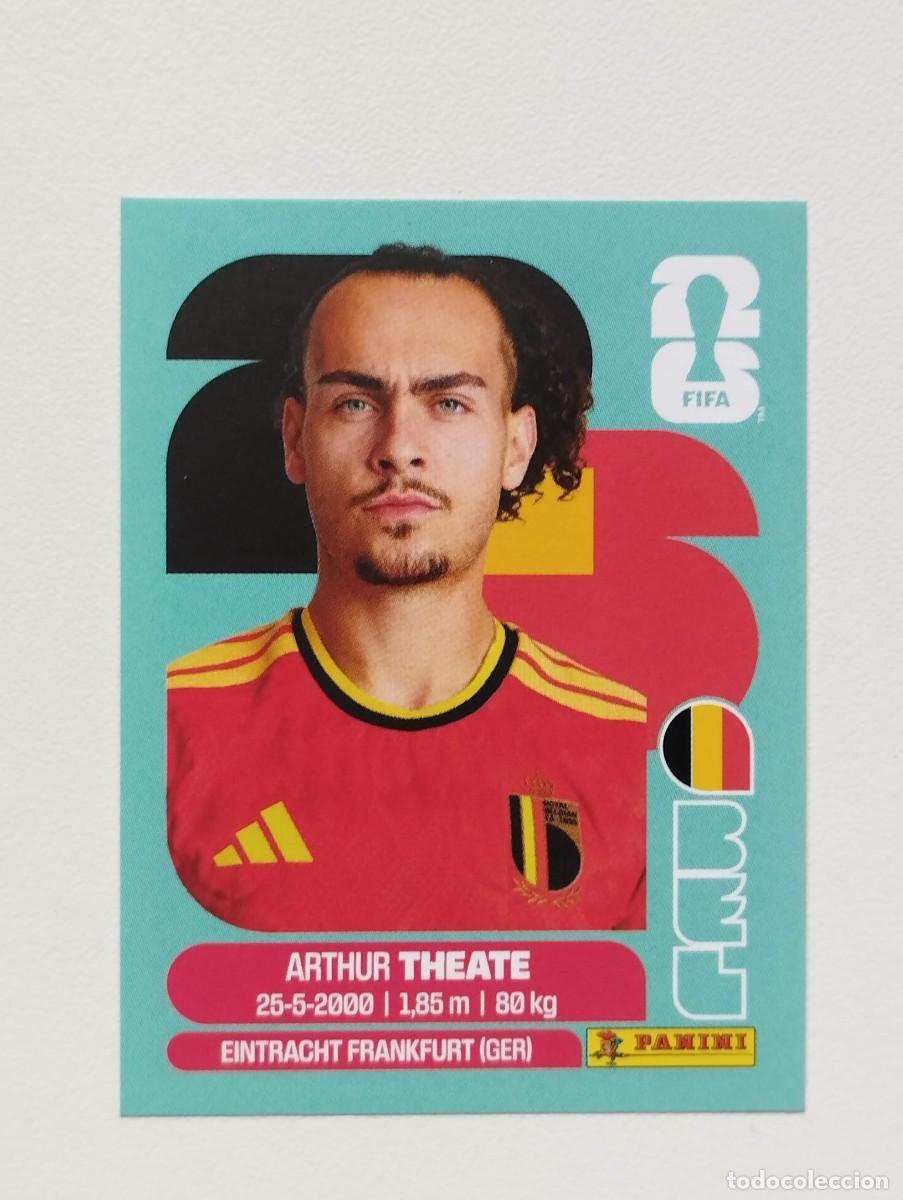Cromos de F&uacute;tbol: CROMO STICKER WORLD CUP 2026 MUNDIAL 26 PANINI BELGICA BEL3 BEL 3 ARTHUR THEATE