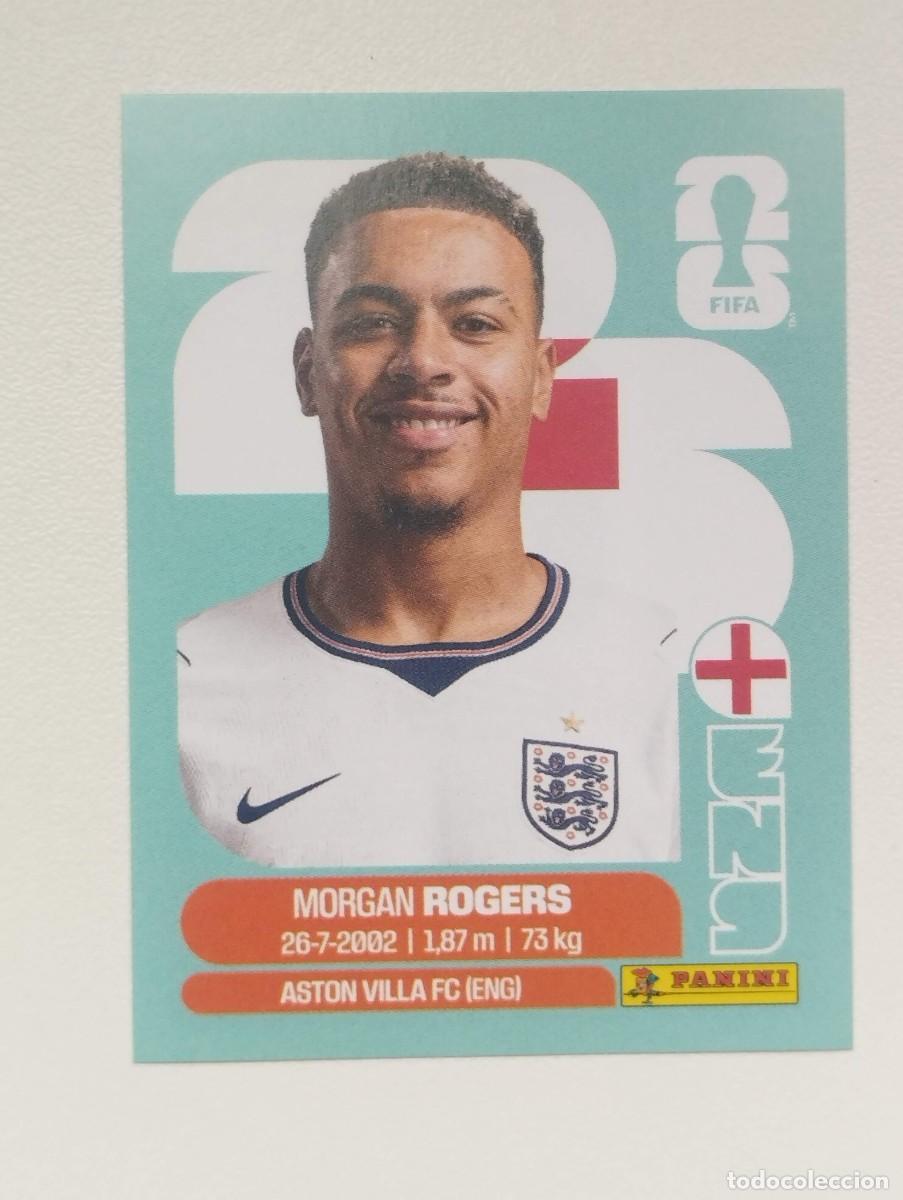 Cromos de F&uacute;tbol: CROMO STICKER WORLD CUP 2026 MUNDIAL 26 PANINI INGLATERRA ENG14 ENG 14 MORGAN ROGERS