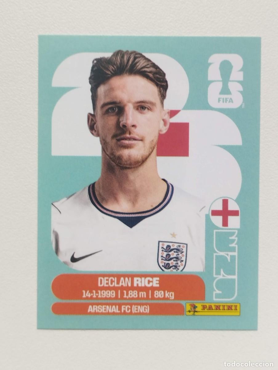 Cromos de F&uacute;tbol: CROMO STICKER WORLD CUP 2026 MUNDIAL 26 PANINI INGLATERRA ENG10 ENG 10 DECLAN RICE