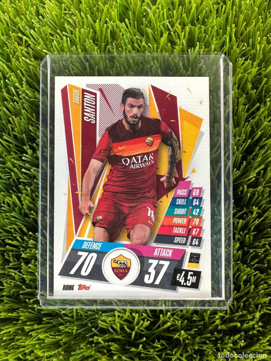 Cromos de F&uacute;tbol: N&ordm; ROM6 Davide Santon AS Roma Match Attax 20 21