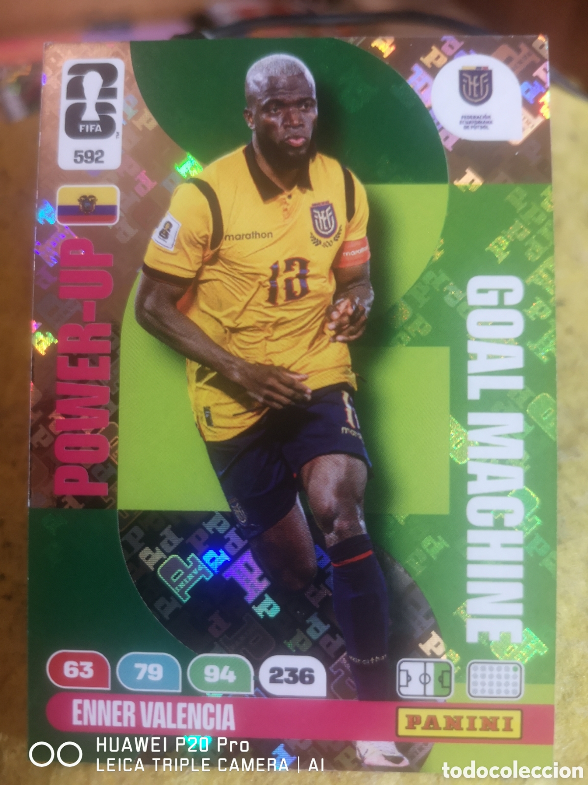 Cromos de F&uacute;tbol: ADRENALYN XL FIFA WORLD CUP 2026 GOAL MACHINE POWER - UP ENNER VALENCIA 592