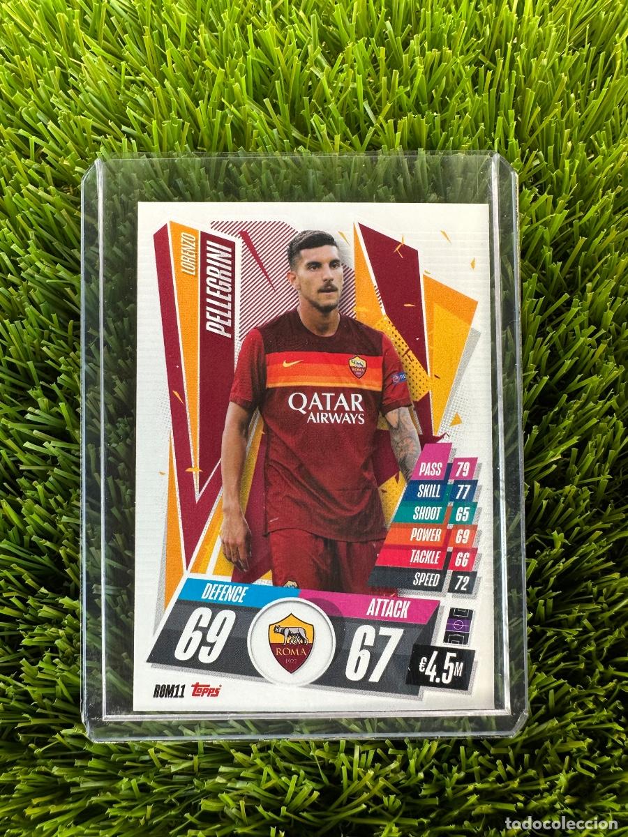 Cromos de F&uacute;tbol: N&ordm; ROM11 Lorenzo Pellegrini AS Roma Match Attax 20 21