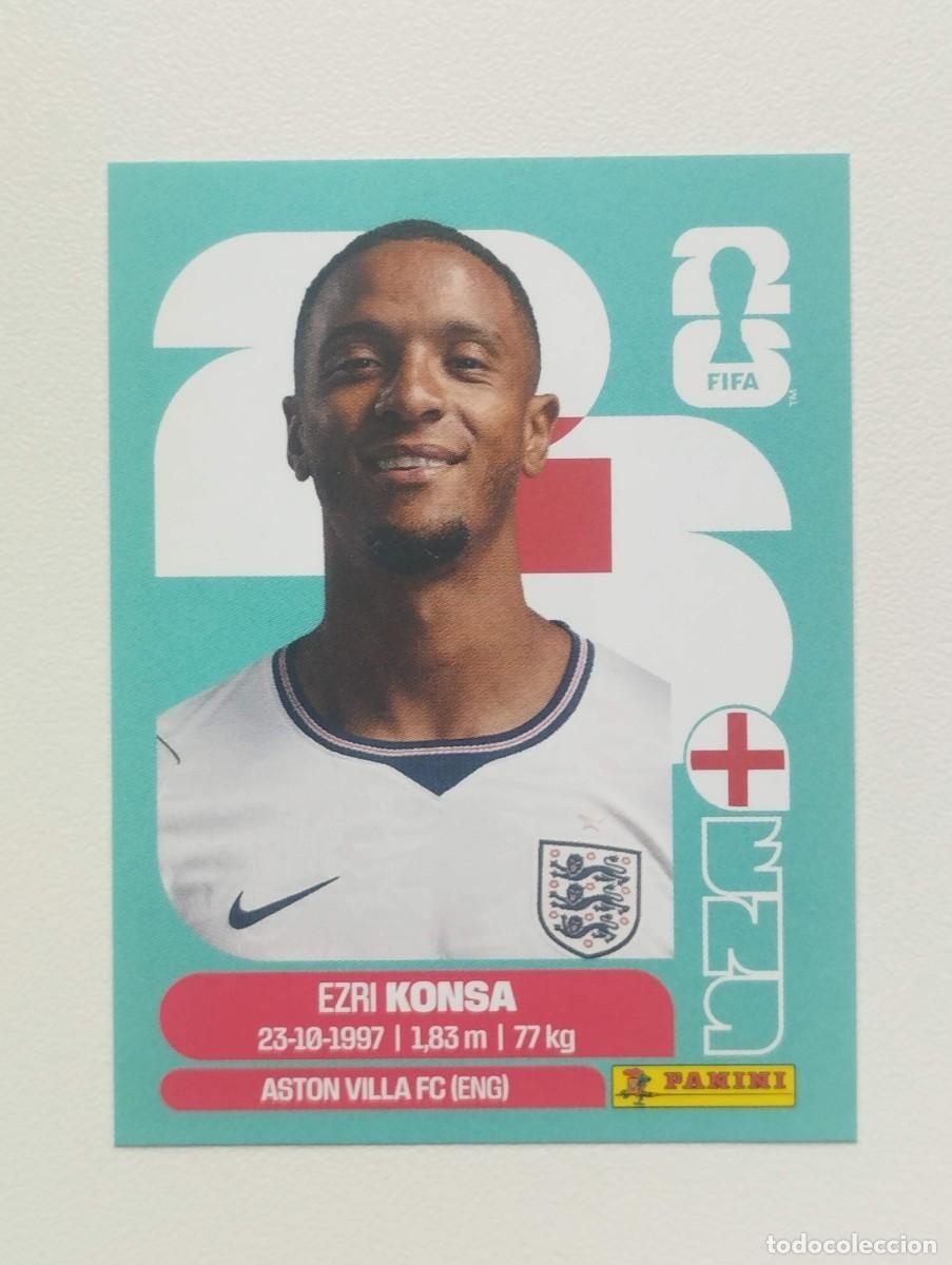 Cromos de F&uacute;tbol: CROMO STICKER WORLD CUP 2026 MUNDIAL 26 PANINI INGLATERRA ENG5 ENG 5 EZRI KONSA