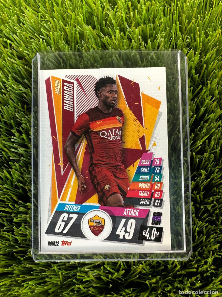 Cromos de F&uacute;tbol: N&ordm; ROM12 Amadou Diawara AS Roma Match Attax 20 21