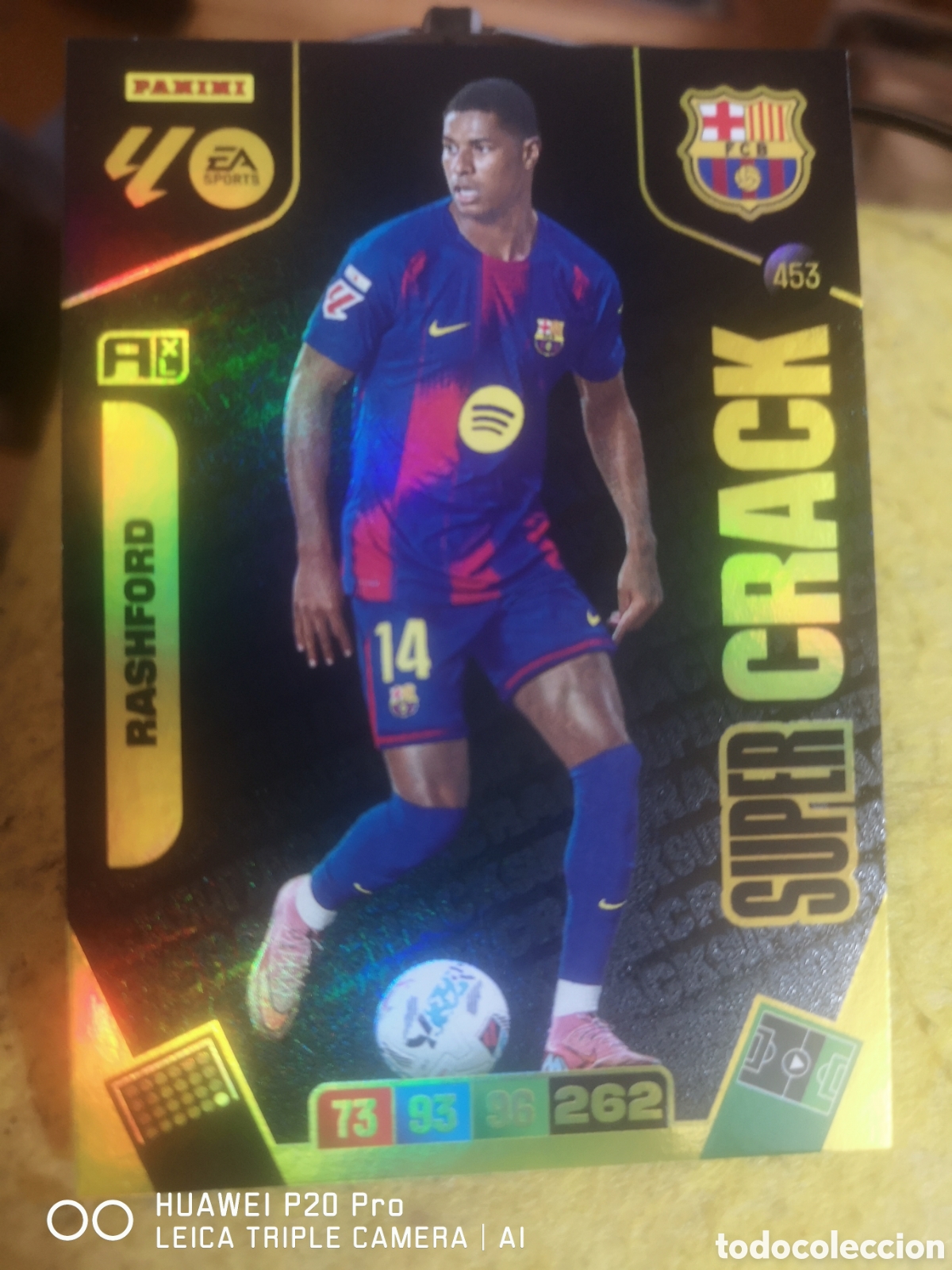 Cromos de F&uacute;tbol: ADRENALYN 2025 2026 SUPER CRACK 453 RASHFORD - BARCELONA